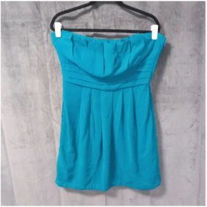 Charlotte Russe Teal Strapless Mini Dress Size XL NWT